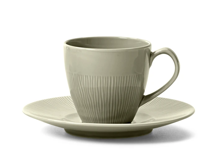 Colormix, Kopp med fat, H 7,8 Ø 7,8-9,5 cm, 20 cl