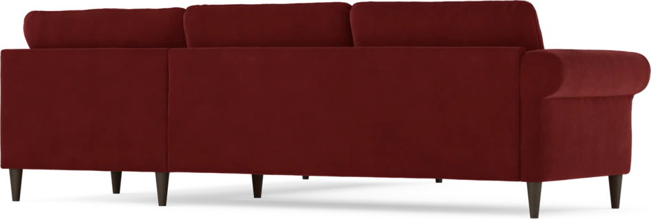 Bridge - Hörnsoffa, 2+2-sits - Röd