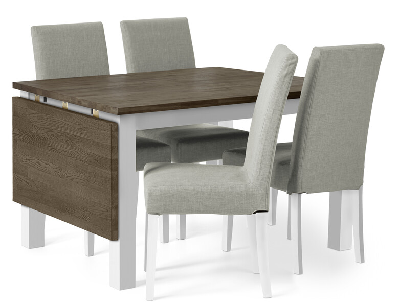 Dalarö - Matgrupp med 4 stolar Ingarö - Vit