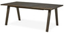Yard - Matbord, L 150-195 cm - Svart