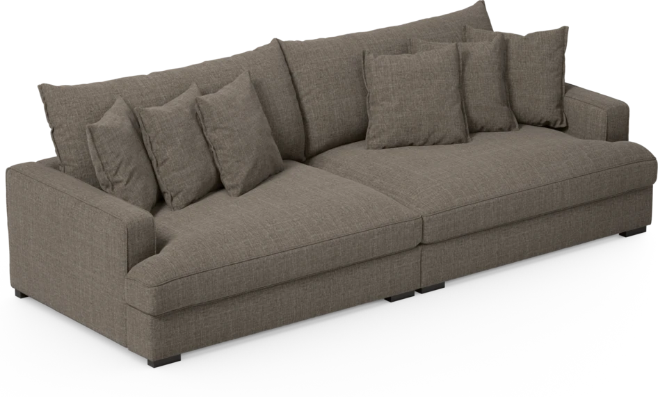 Rossi - 4-sits soffa - Brun