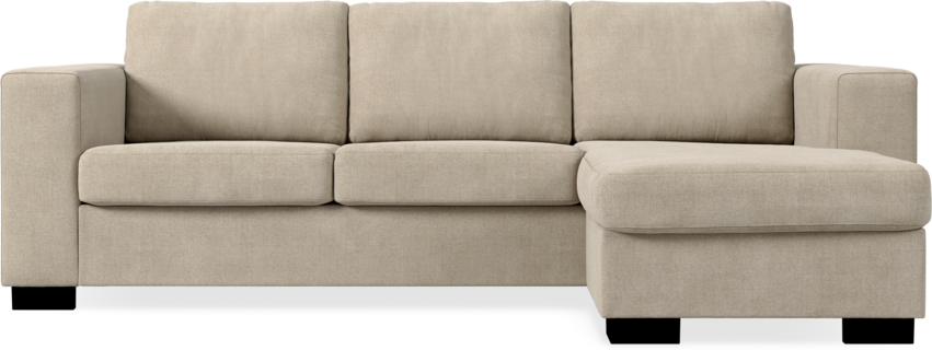 Nevada - 3-sits soffa med flyttbar schäslong - Beige