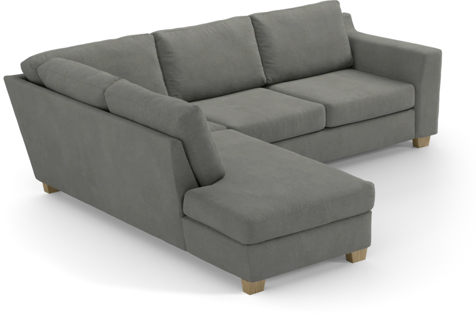 Friday - 2,5-sits soffa med divan vänster - Grå