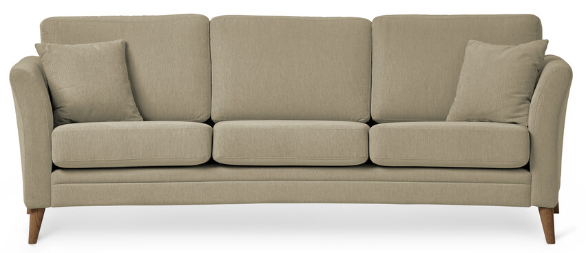 Eden - 3-sits soffa svängd - Beige