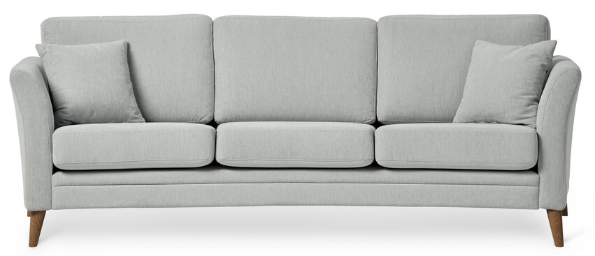 Eden - 3-sits soffa svängd - Grå