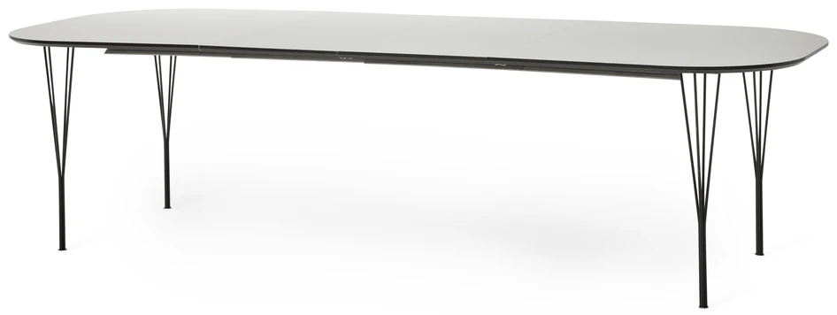 Santino - Matbord, L 180-280 cm - Svart
