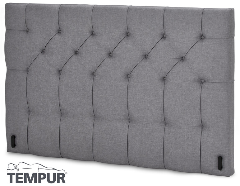 Promise design - Sänggavel låg, 80-210 cm - Grå