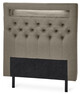 New York LED - Sänggavel, 90-210 cm - Brun