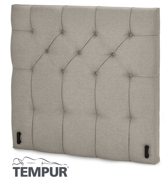 Promise design - Sänggavel låg, 80-210 cm - Beige