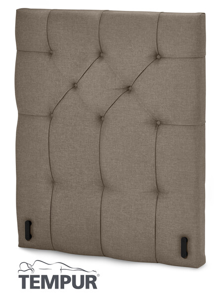 Promise design - Sänggavel låg, 80-210 cm - Brun
