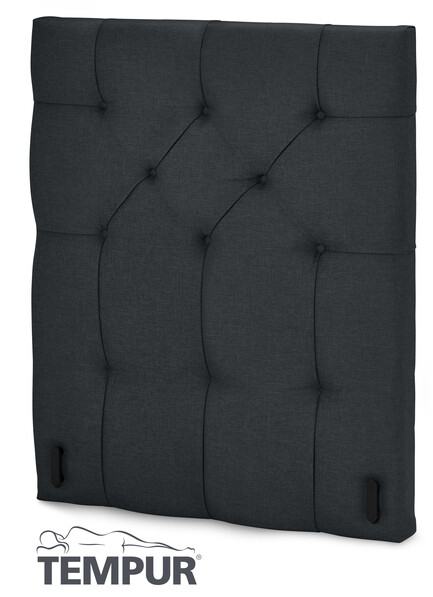 Promise design - Sänggavel låg, 80-210 cm - Svart