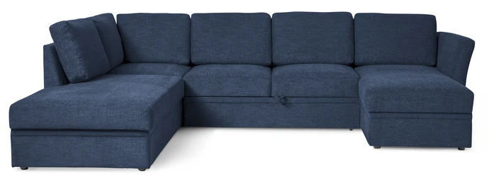 Öland, Bäddsoffa med divan vänster och schäslong höger