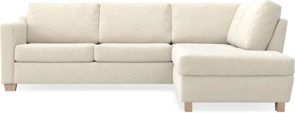 Friday - 2,5-sits soffa med divan höger - Beige