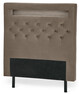 New York LED - Sänggavel, 90-210 cm - Brun