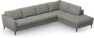 County - 3-sits soffa med divan höger - Grå