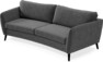 County - 3-sits soffa svängd - Grå