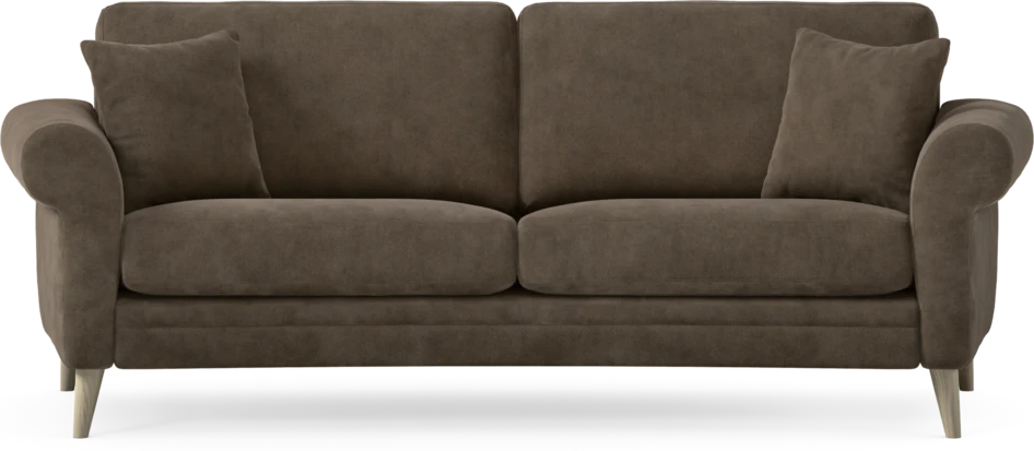 Eden - 2,5-sits soffa svängd - Brun