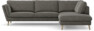 Madison Lux - 3-sits soffa med divan höger - Grå