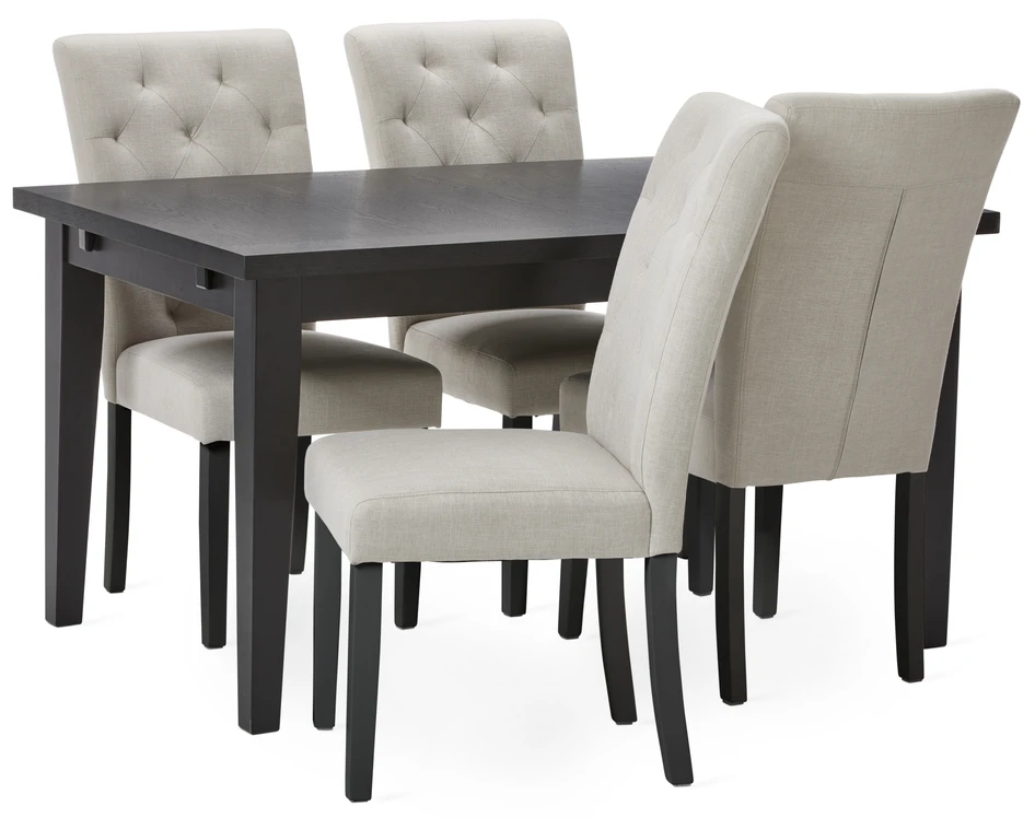 Savona - Matgrupp med 4 stolar Dorotea - Beige