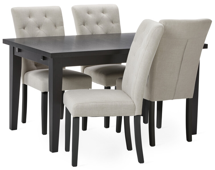Savona - Matgrupp med 4 stolar Dorotea - Beige
