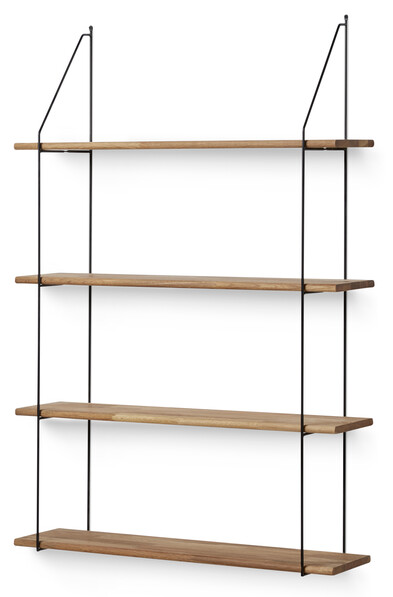 Axel - Vägghylla, B 80 cm - Brun