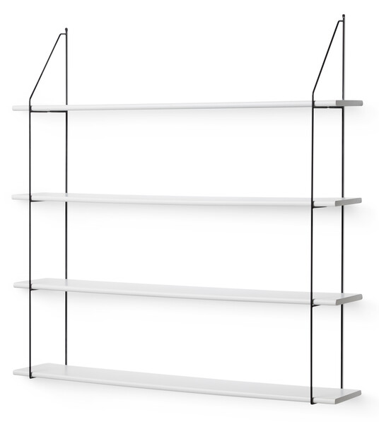 Axel - Vägghylla, B 120 cm - Vit