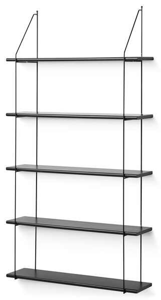 Axel - Vägghylla, B 80 cm - Svart