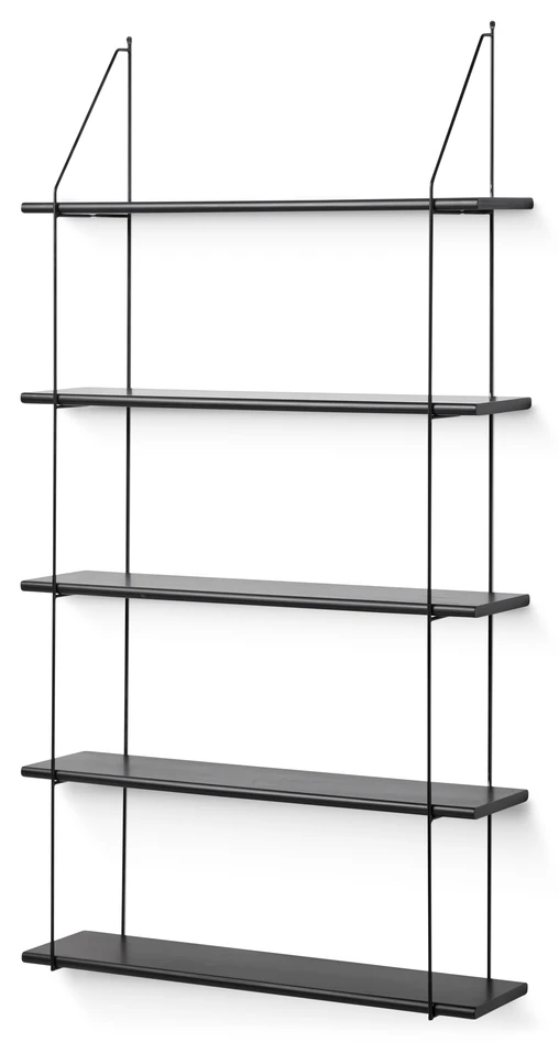 Axel - Vägghylla, B 80 cm - Svart