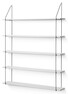 Axel - Vägghylla, B 120 cm - Vit