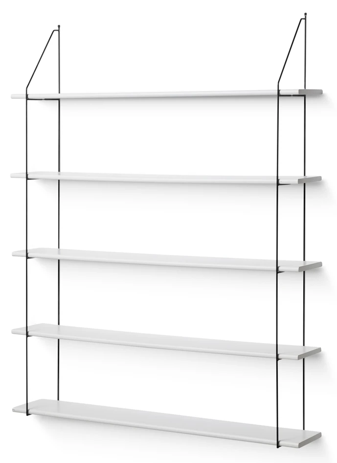 Axel - Vägghylla, B 120 cm - Vit