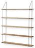 Axel - Vägghylla, B 120 cm - Brun