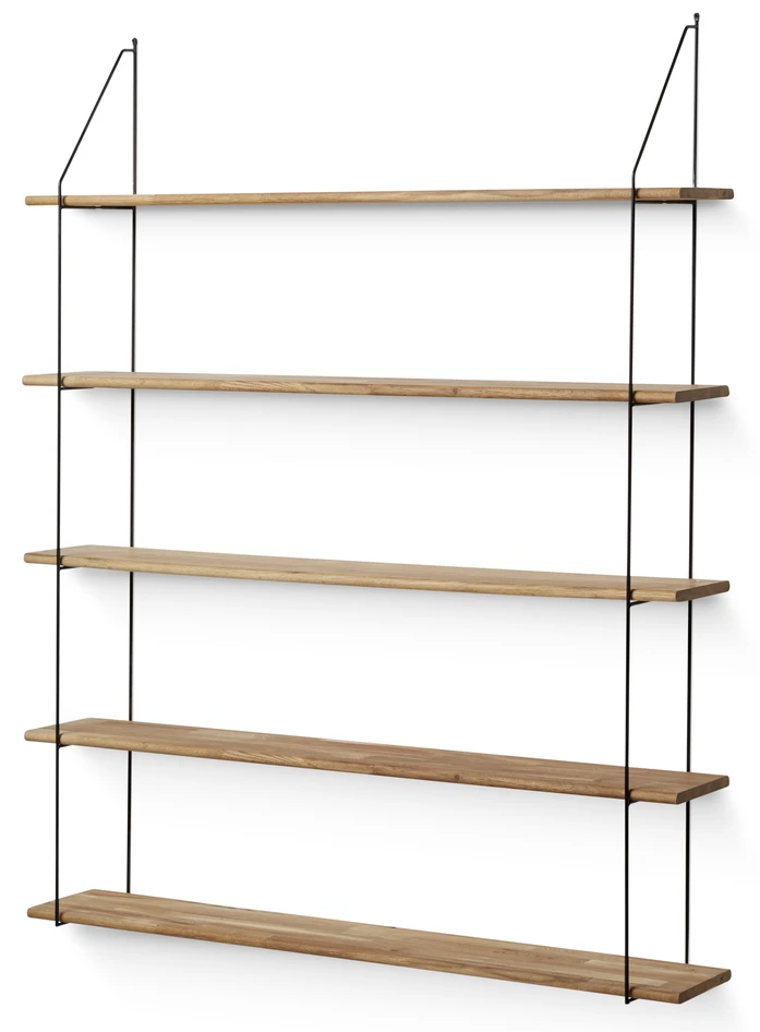 Axel - Vägghylla, B 120 cm - Brun