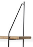 Axel - Vägghylla, B 80 cm - Brun