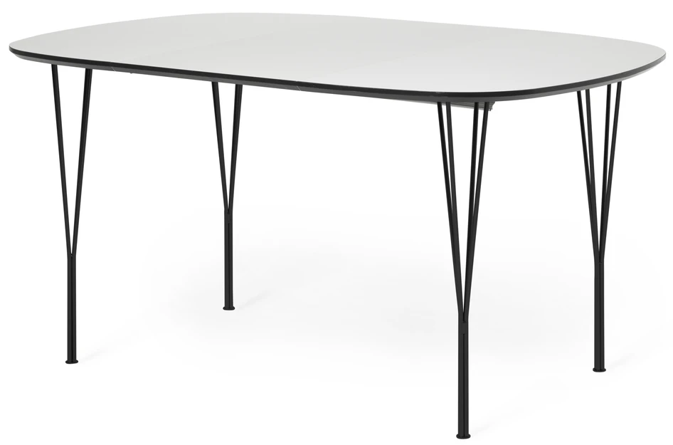 Santino - Matbord, L 100-200 cm - Svart