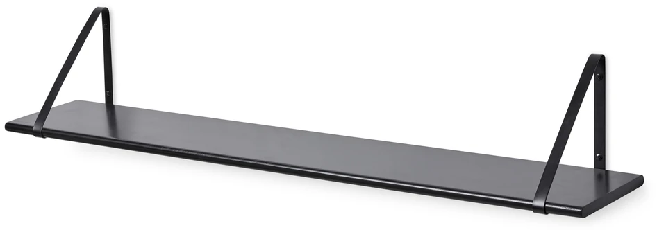 Axel - Vägghylla, B 120 cm - Svart