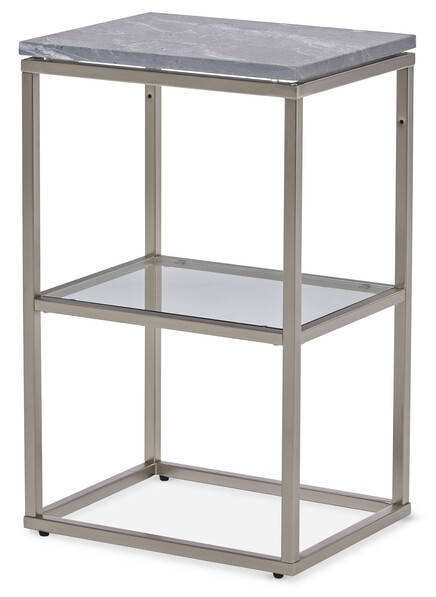 Amanda - Sidobord, B 45, H 72 cm - Grå