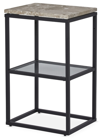Amanda - Sidobord, 45x35x72 cm - Beige