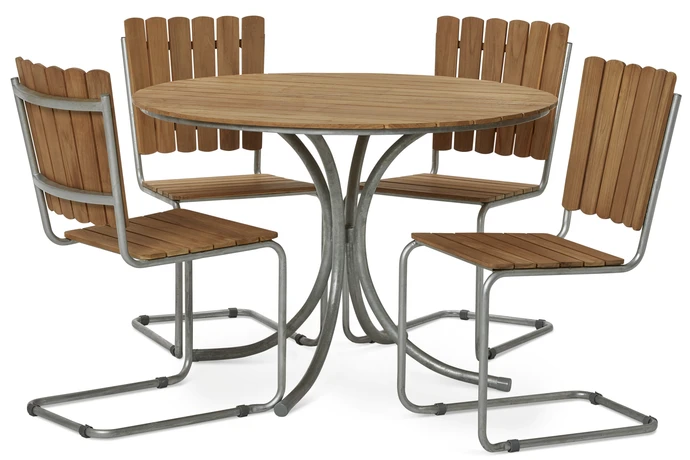 Mölle, Utegrupp med bord och 4 stolar