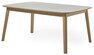 Vilgot - Matbord, L 115-165 cm - Vit