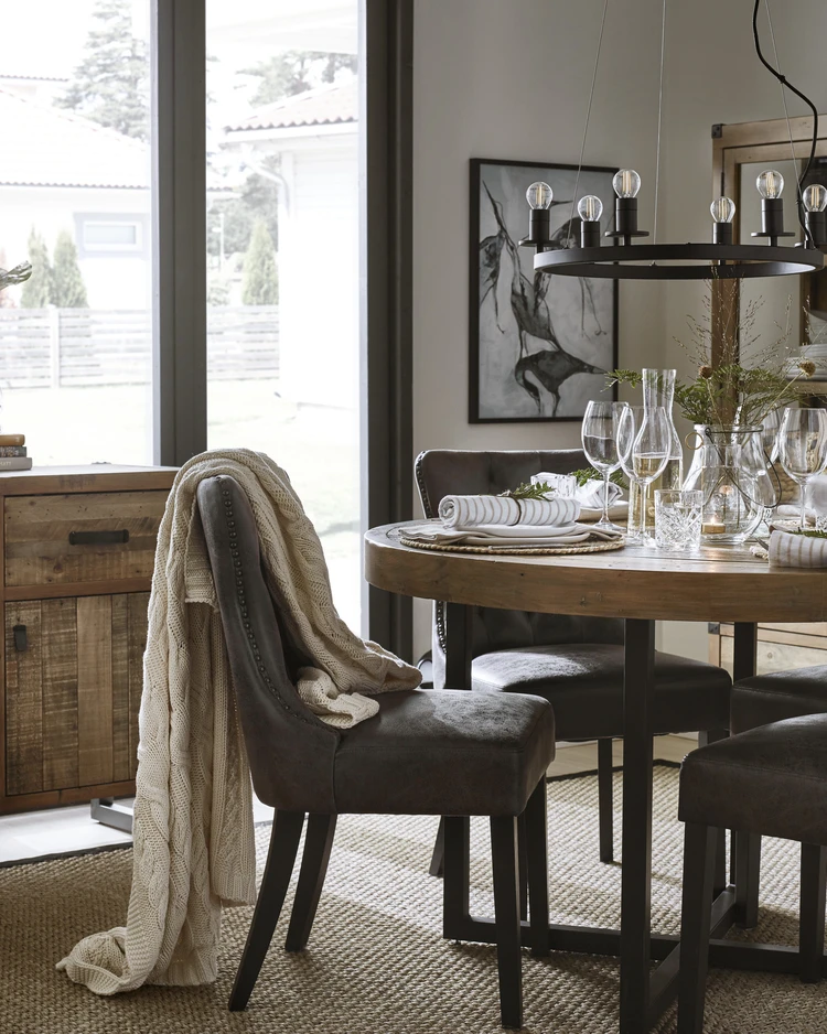 Woodenforge - Matgrupp med 4 stolar Santos - inspiration