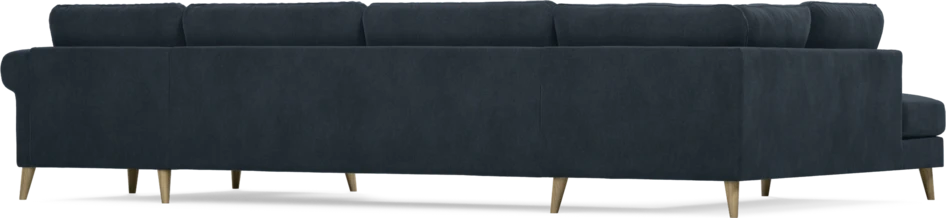 Bridge - 3-sits soffa med divan vänster och schäslong höger - Blå