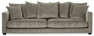 Logan - 3-sits soffa XL - Grå