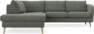 Madison - 2-sits soffa med divan vänster - Grå