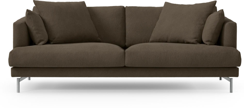 Harper - 3-sits soffa - Brun