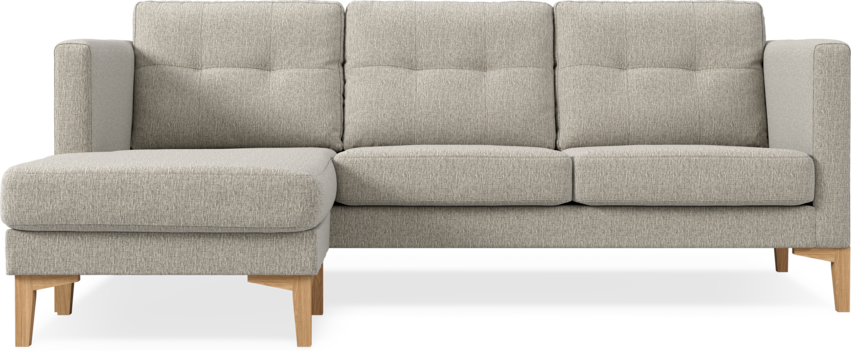 Rio - 3-sits soffa med schäslong vänster - Beige