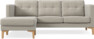 Rio - 3-sits soffa med schäslong vänster - Beige