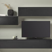 Infinity - Tv-bänk, 210x33x35-45 cm - inspiration