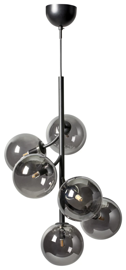 Travis - Taklampa, H66 B42 cm - Svart