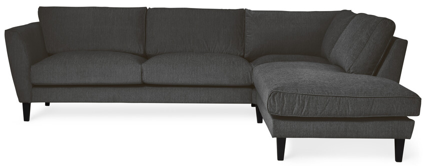 Weekend - 2,5-sits soffa med divan höger - Grå
