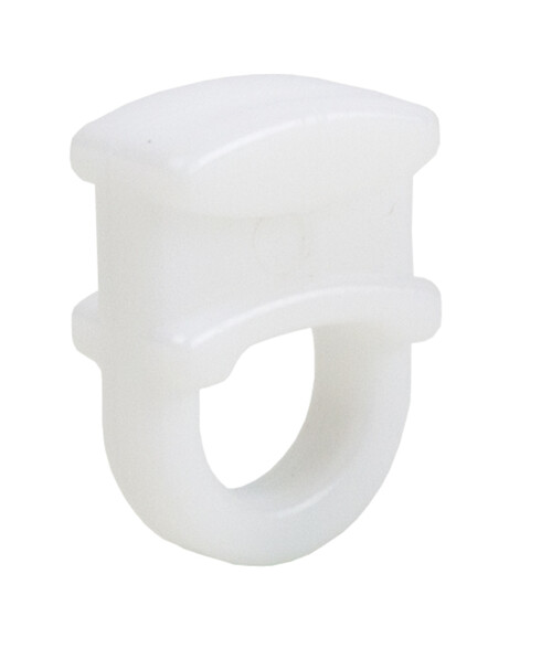 Flexi - Glid till gardinskena, 10-pack - Vit